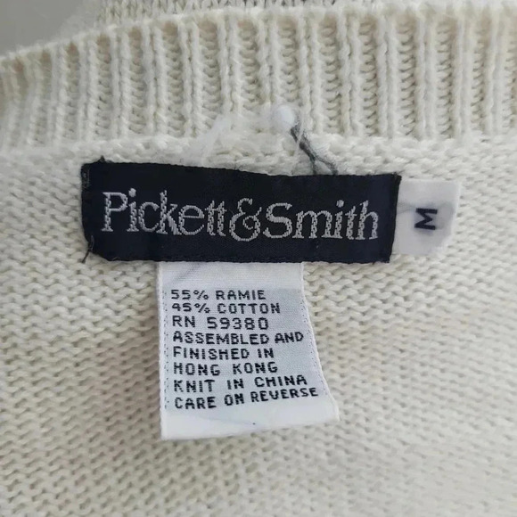 Vintage Picket and Smith Womens Holiday Christmas Button Cardigan Size Medium - Picture 8 of 8